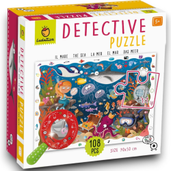  Detective puzzle Il Mare - Puzzle 108 pezzi Dimensione 70 x 50cm