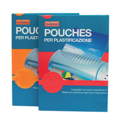 100 POUCHES PER LA PLASTIFICAZIONE 125 MICRON A4 21.6x30.3 CM lucide p