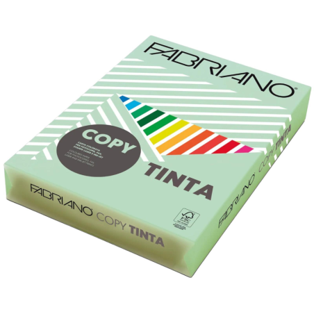 FABRIANO - Carta copy tinta a3 80gr 250fg col.tenue acquamarina 