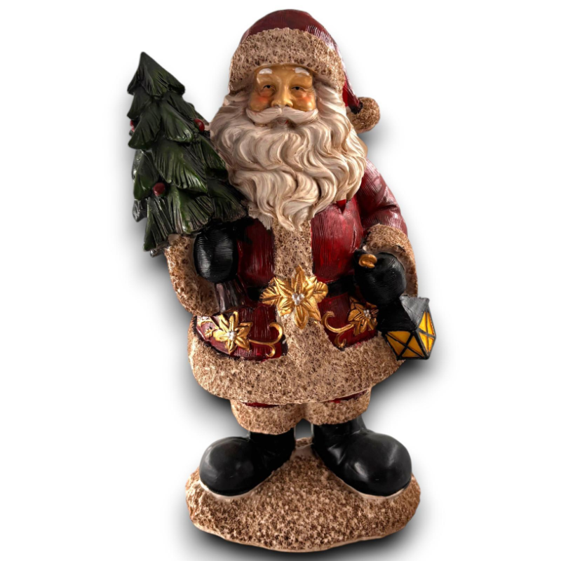 Babbo Natale Lusso in Resina - 29 cm