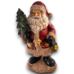 Babbo Natale Lusso in Resina - 29 cm