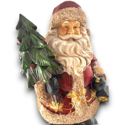 Babbo Natale Lusso in Resina - 29 cm