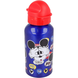 Borraccia Originale Disney Mickey in alluminio per bambini da 500 ML r