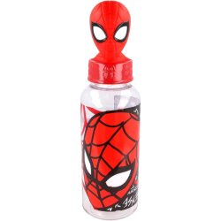 Borraccia Originale Marvel Spiderman per bambini in plastica 3D da 560