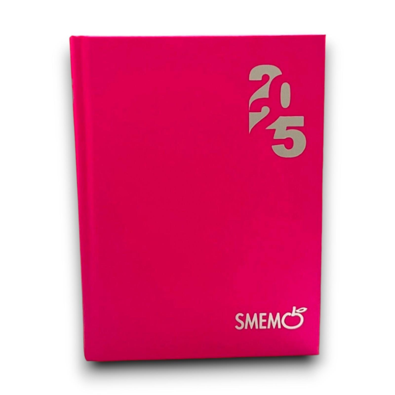 Smemo - Diario 16 Mesi - 13x17cm - Classic Fuxia