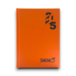 Smemo - Diario 16 Mesi - 11x15cm - Classic Arancione