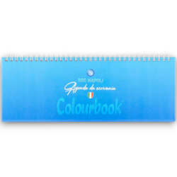 Colourbook Napoli - Mini planning da scrivania 29x10 cm - Gradient Blu