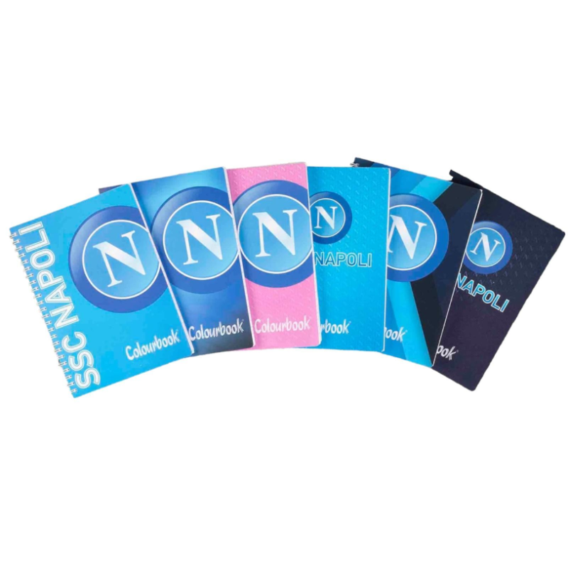 COLOURBOOK NAPOLI - QUADERNO A5 SPIRALATO 1 R - 70 g/m² - TEAN JERSEY