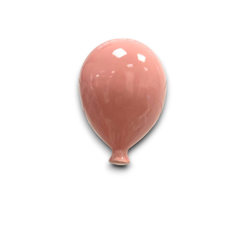 CBR- PALLONCINO IN CERAMICA-  CELESTE - 15x11x9 cm 