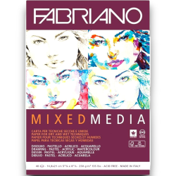 Fabriano Blocchi Mixed Medio -  A5 - 250 g/m² - 19100502