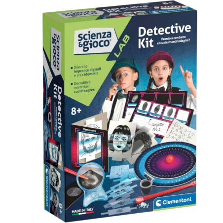 Clementoni - Scienza e Gioco - Detective Kit - 