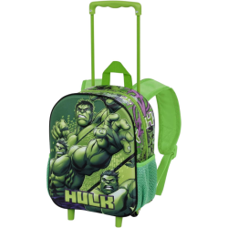 Marvel Hulk Destroyer-Zaino 3D con Ruote Piccolo, Verde, 26 x 34 cm, C