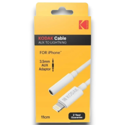 Kodak - Cavo Jack Aux to Lightning - 11 cm