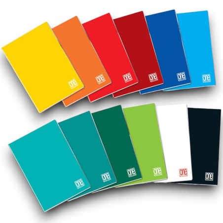 10 Maxi Quaderno OneColor Jolly Page - A4 -  20FF - 80 Facciate  -  80