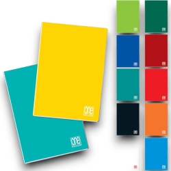 10 Maxi Quaderno OneColor Jolly Page - A4 -  20FF - 80 Facciate  -  80