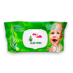 Salviette Detergenti per Bambini e Neonati Profumazione Delicata aloe 