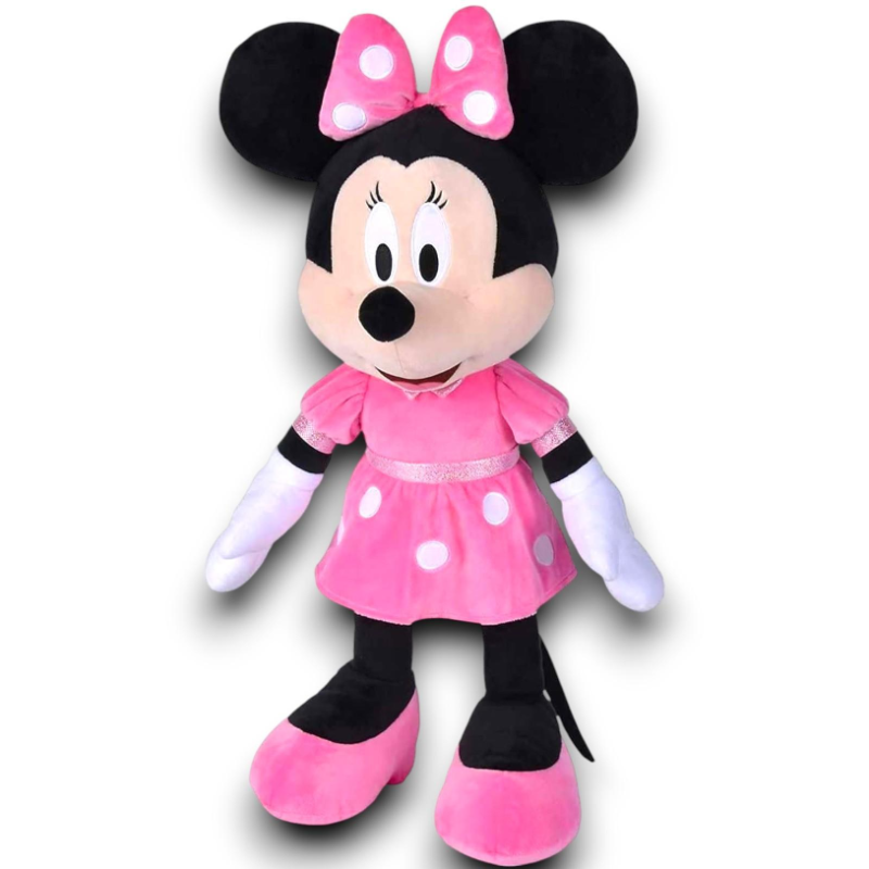 Disney - Peluche Minnie - 60 cm - Abito Fucsia