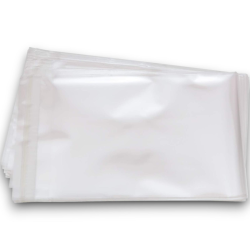 100 sacchetti bustine cellophane con chiusura adesivo 15x25 cm traspar