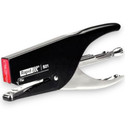 RAPID S21 SUPREME - cucitrice a pinza SuperFlatClinch - 30 fg - Nero -