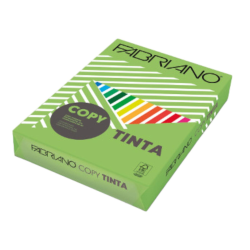 FABRIANO - Carta copy tinta multicolor a4 200gr 100 fg Verde Pisello 