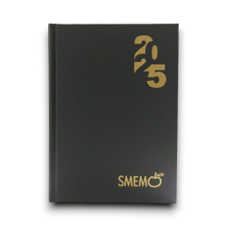 Smemo - Diario 16 Mesi - 13x17cm - Classic Grigia