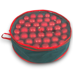 Set 80 Palline Rosse da 6 Cm in Bag - Opache e Lucide