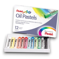 Pentel Arts Oil Pasteles - 12 pezzi 