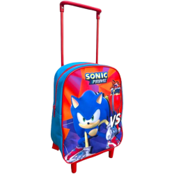 Zaino Asilo Trolley con Ruote Sonic Prime 28x22x10 cm