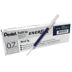 Pentel REFILL ENERGEL KLICK 0,7 mm  BLU 072512167106