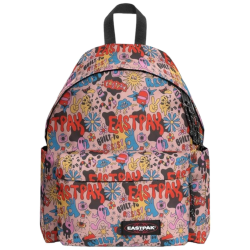 Eastpak - Zaino Day Pak'r - Rosa con Murales Colorati Doodle Light